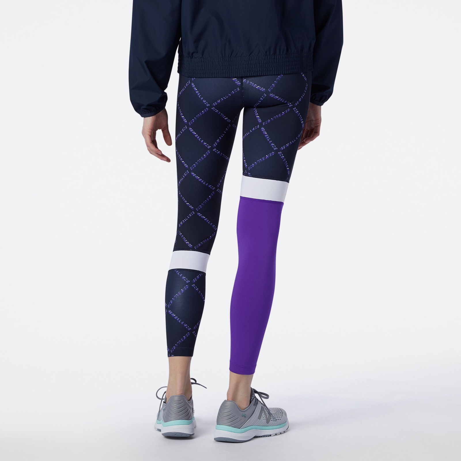 New Balance Achiever Printed Collide High-Rise 7/8 Tights - Women's