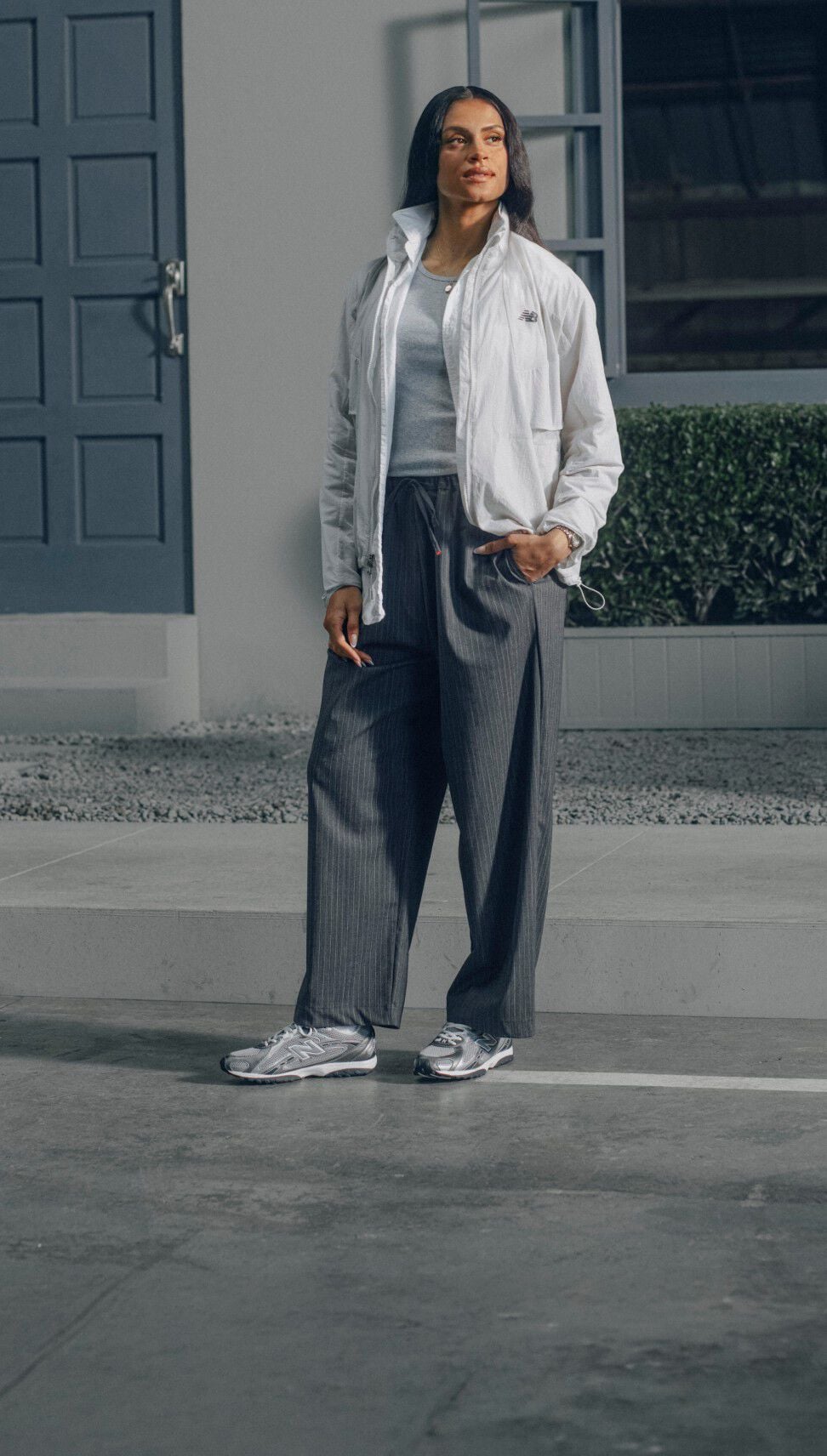 Sydney McLaughlin-Levrone wearing 204L for Grey Days