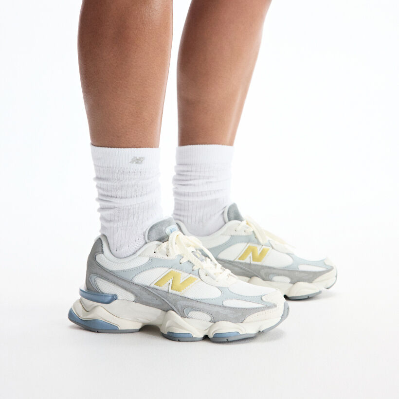 A pair of Warm Skies 204L shoes, photographed in studio.