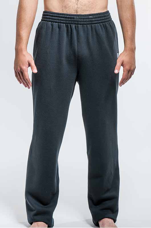 Image of man wearing relaxed bottoms